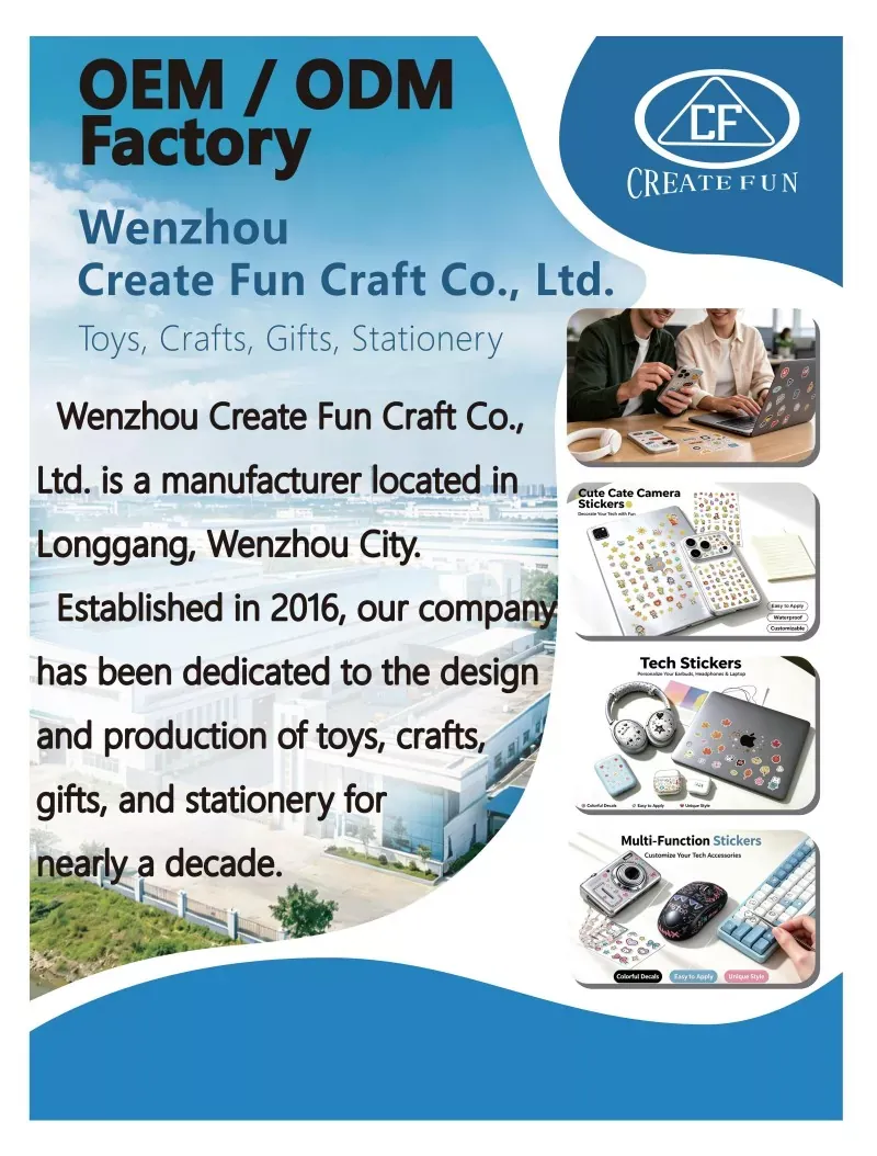 Wenzhou Create Fun Craft Co., Ltd. Shines at the Global Expo: A Decade of Innovation in Custom Stickers and DIY Toys