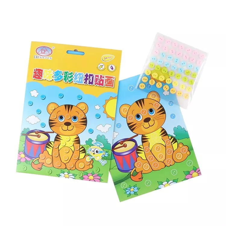 ของเล่นศิลปะปุ่ม DIY